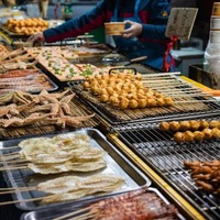 青岛野馄饨，配上微波炉烤串！太美味了